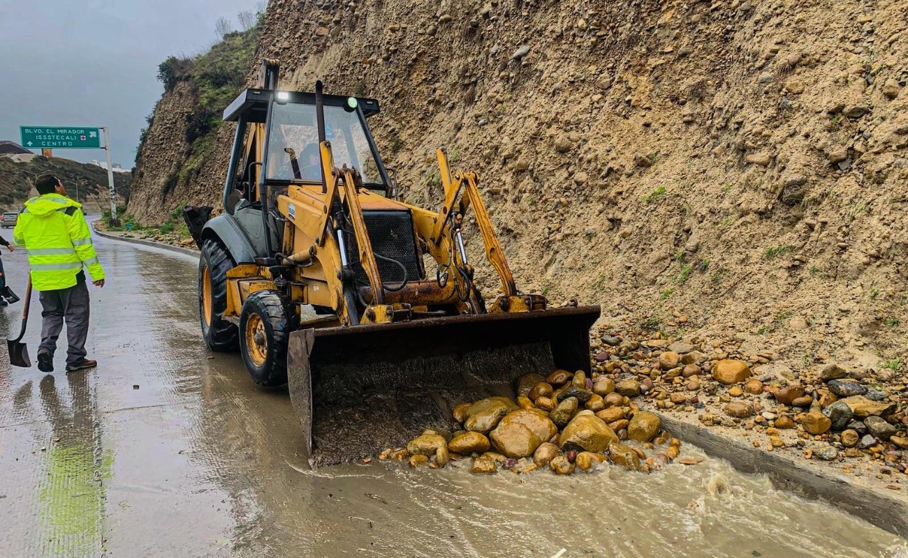 Atiende XXV Ayuntamiento de Tijuana incidentes por lluvias registradas en la ciudad