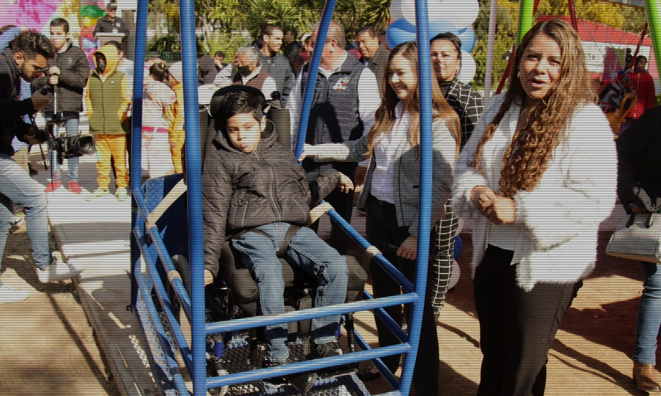 Ayuntamiento de Tijuana y Grupo Bimbo inauguran juegos inclusivos
