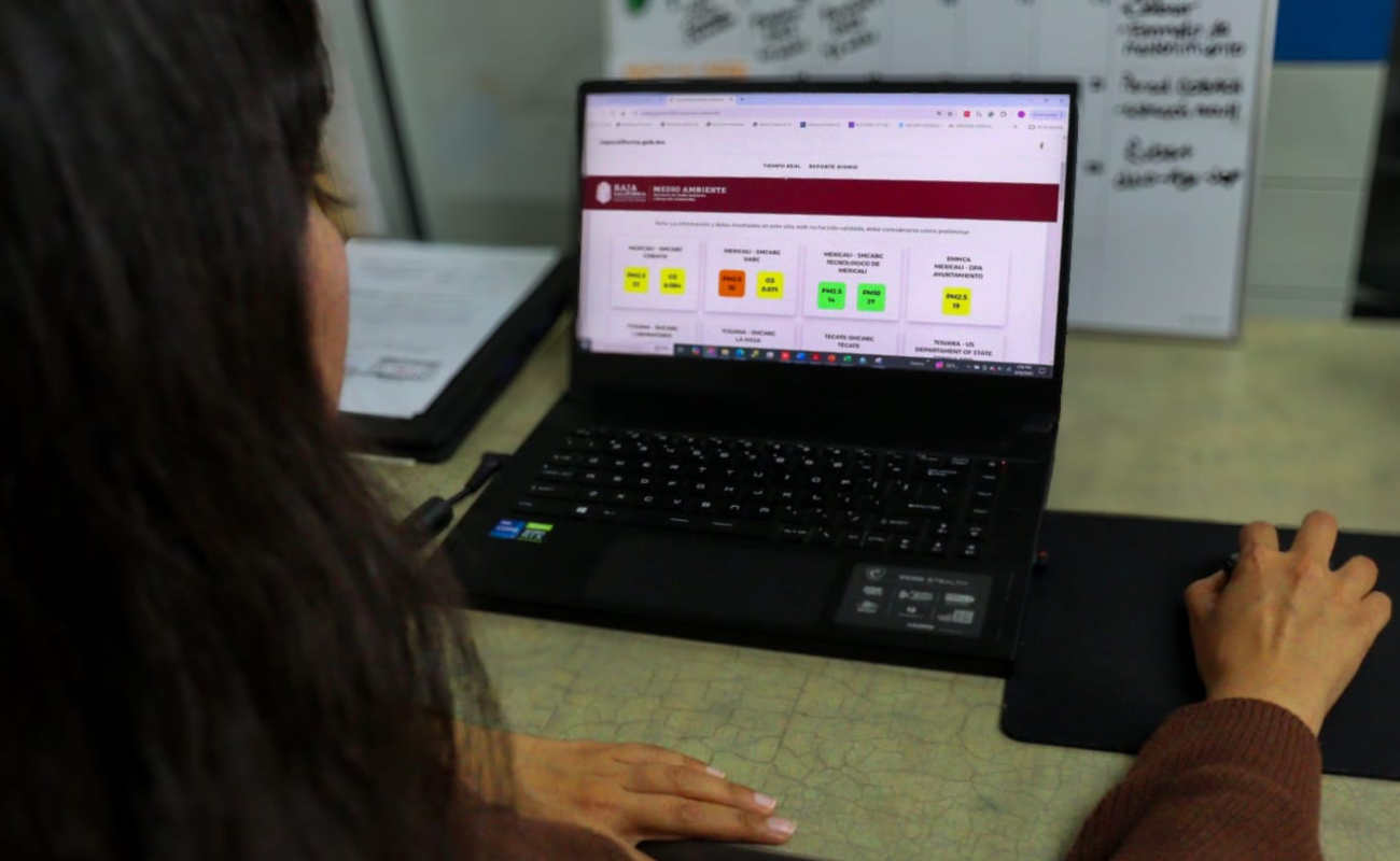 Actualiza Medio Ambiente su portal para consultar calidad de aire en BC