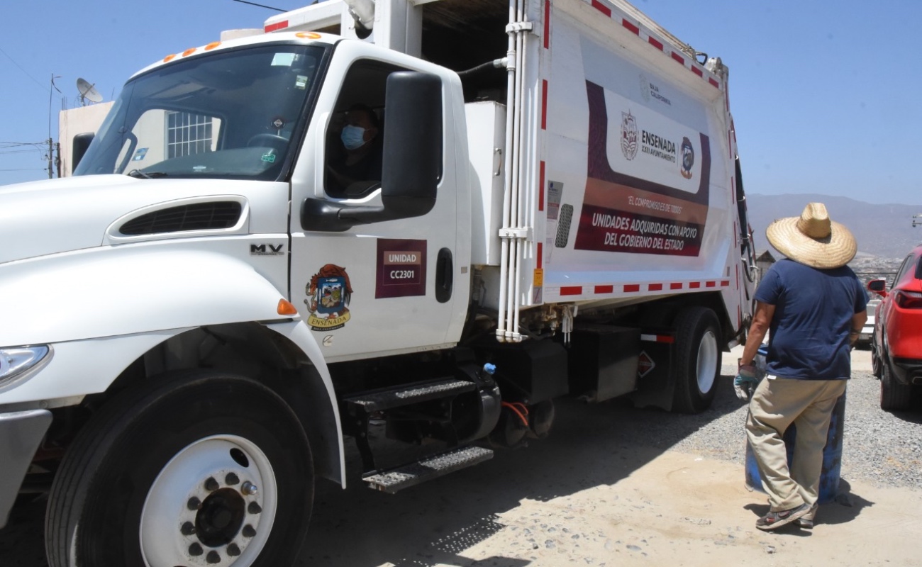 Brindan servicio regular en el 97% de las rutas de recolección de basura en Ensenada