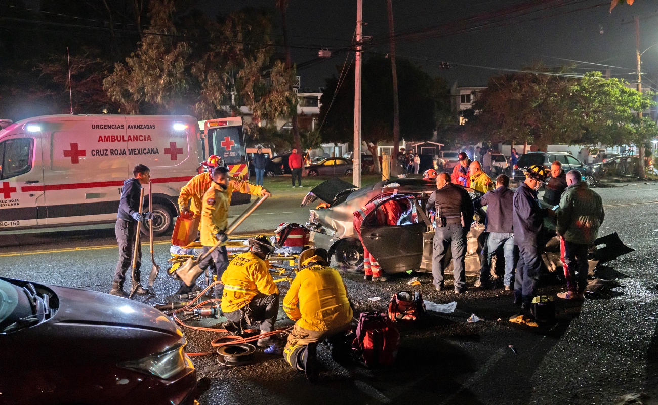 Deja carambola ocho lesionados en Playas de Tijuana