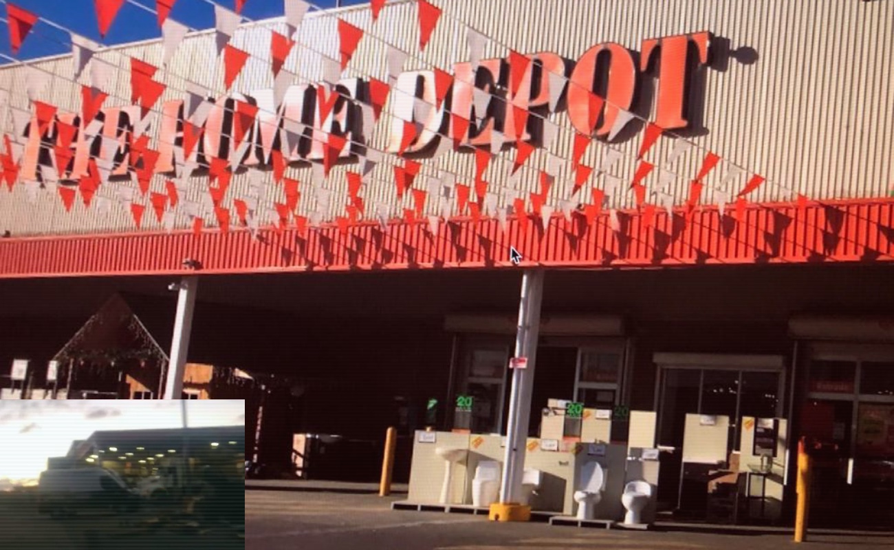 Reportan violento asalto en The Home Depot