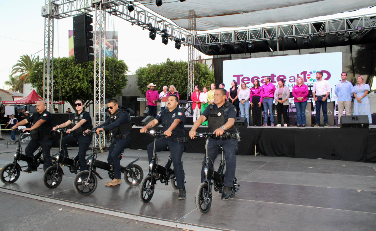 Relanza gobierno de Tecate Policía Turística en el Aniversario de la ciudad