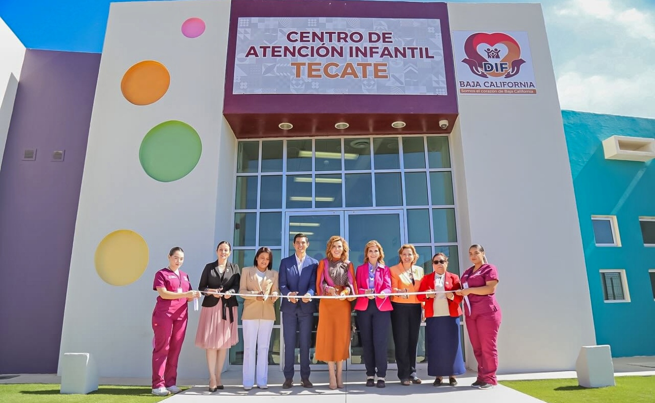 Participa IMSS BC en inauguración del Centro de Atención Infantil  para hijas e hijos de madres trabajadoras en Tecate