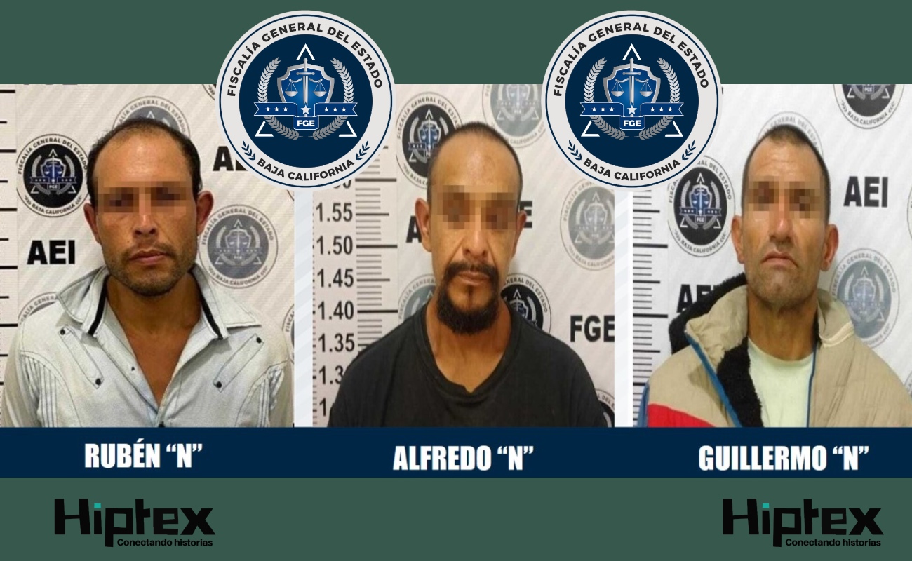 Atrapan a tres presuntos narcomenudistas en Tijuana