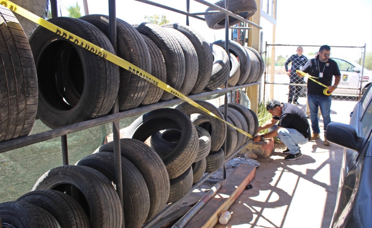 Combate Gobierno de Mexicali el acumulamiento de llantas
