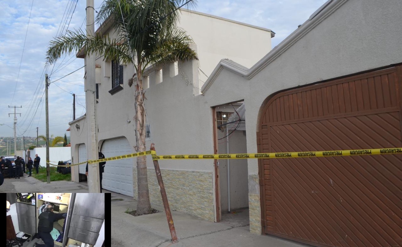 Caen dos expolicías de Tijuana en “casa de seguridad” del Cártel de Sinaloa