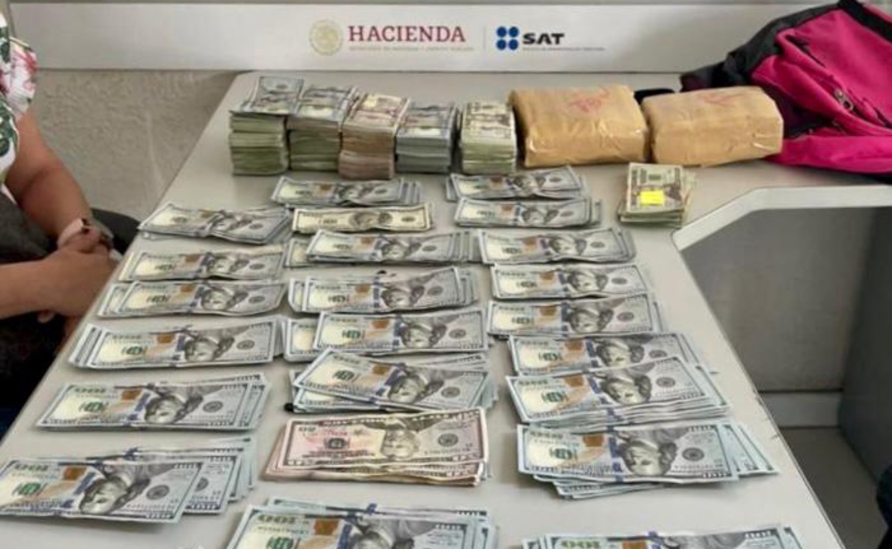 Decomisan 197 mil 100 dólares en Aduana de Tijuana