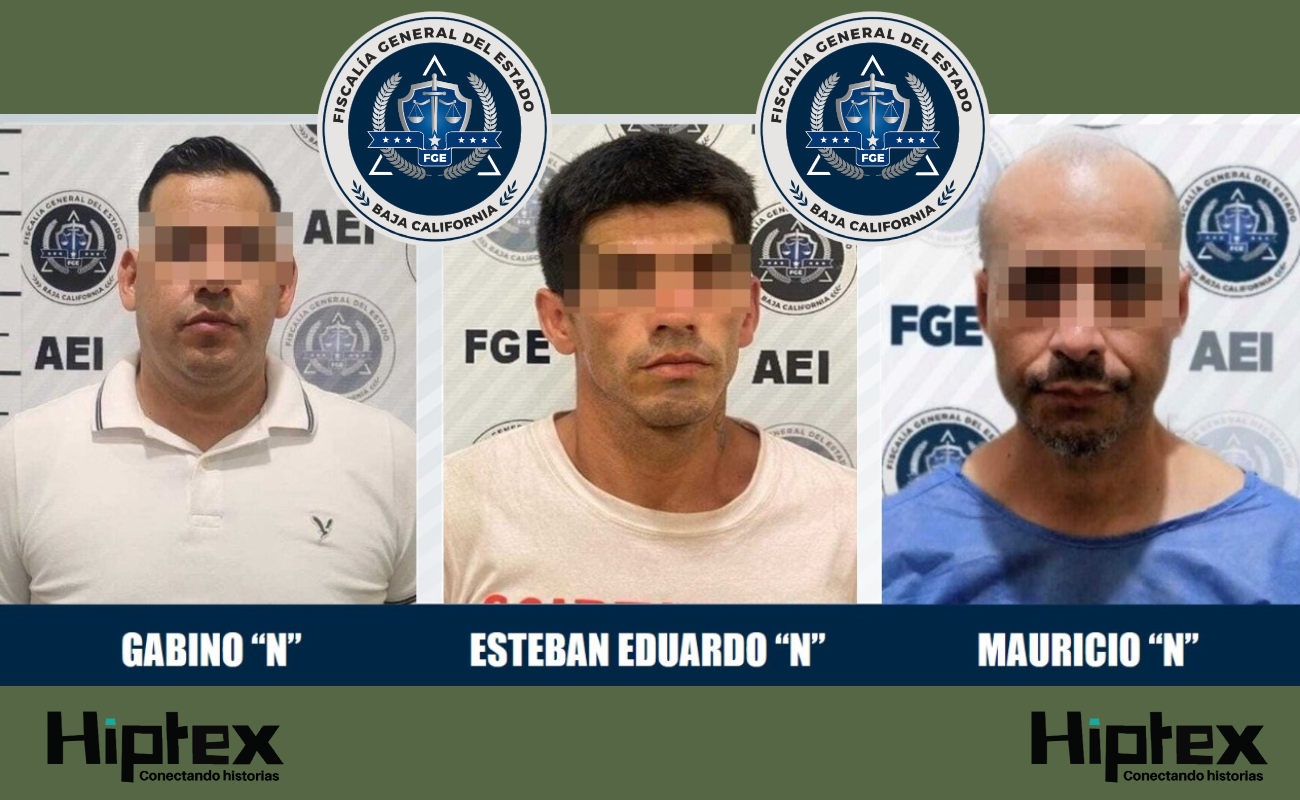 Atrapan a tres buscados por la justicia en Tijuana