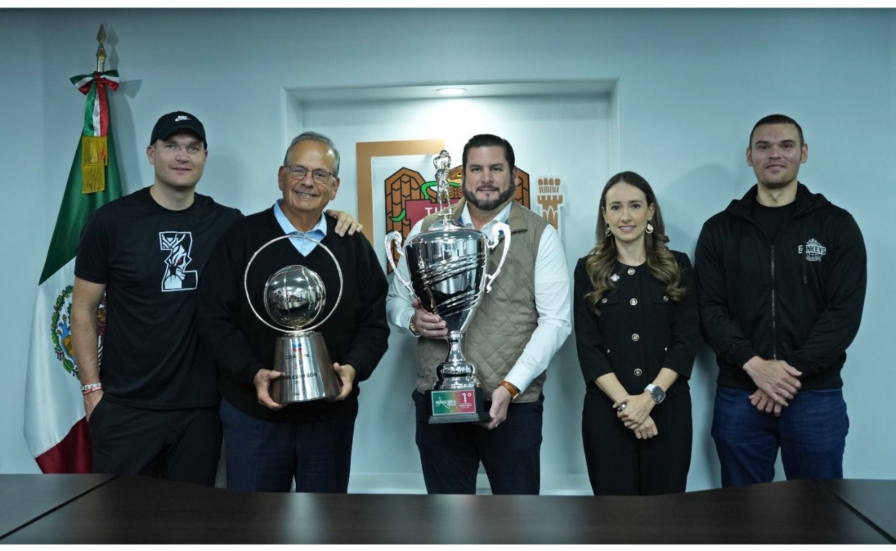 Zonkeys comparte su gloria con Tijuana: presentan trofeos al alcalde Ismael Burgueño