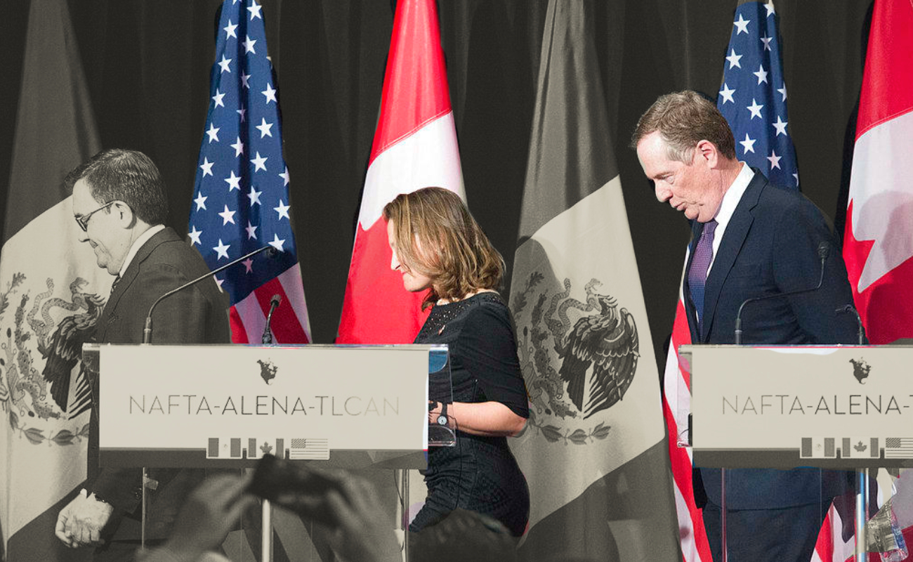 Canadá y EU se reúnen para continuar negociación de TLCAN sin México