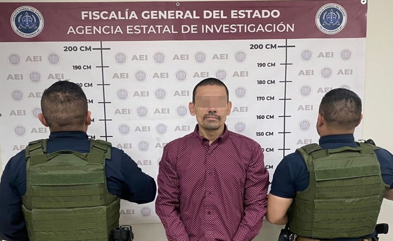 Captura FGE BC a presunto homicida buscado en Sinaloa