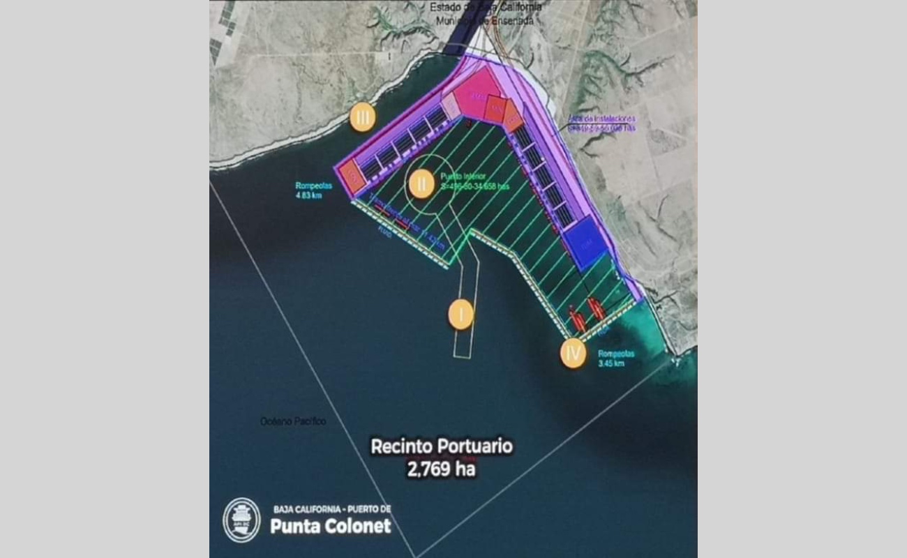Ingresan a Semarnat permiso ambiental para el Puerto Punta Colonet