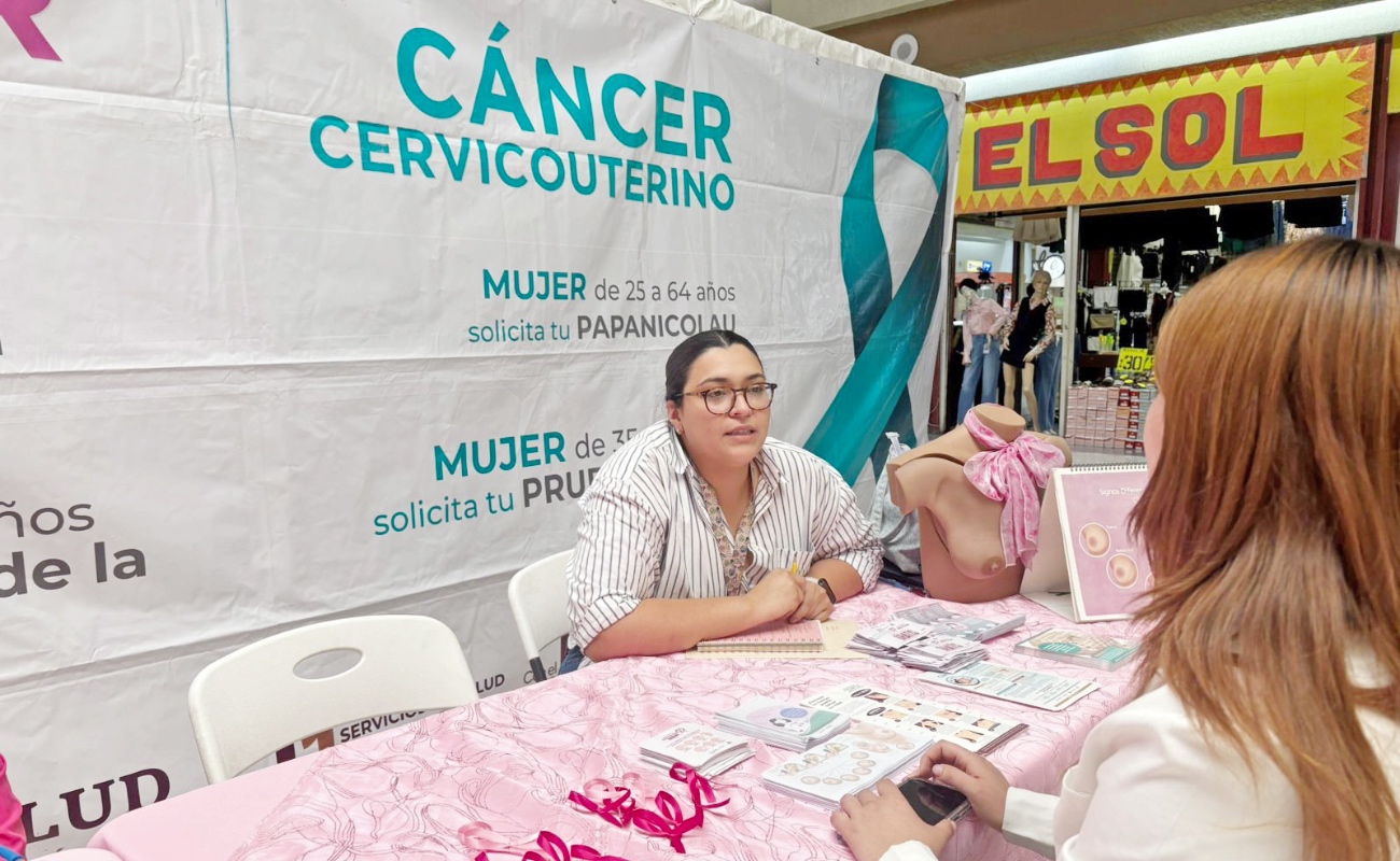 Invitan a la población a solicitar los servicios gratuitos del módulo rosa en plaza Cachanilla