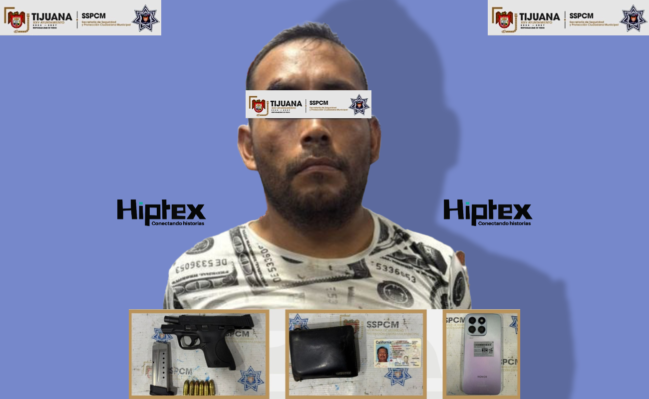 Detienen a sujeto tras cometer robo con violencia a comercio
