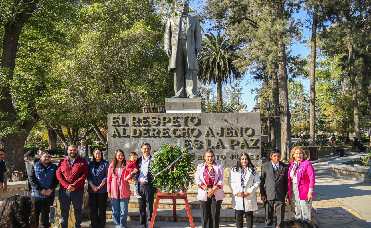 Conmemora Gobierno de Tecate el 219° Aniversario del Natalicio de Benito Juárez