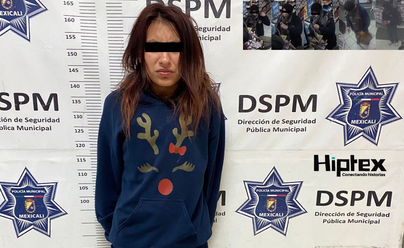 Detiene Policía Municipal a mujer involucrada en múltiples robos con violencia