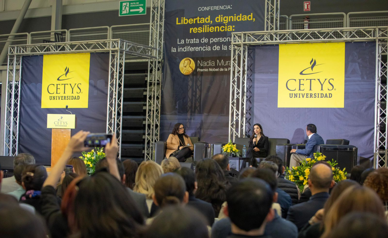 Necesitamos jóvenes brillantes que defiendan derechos humanos y busquen la paz: Nadia Murad