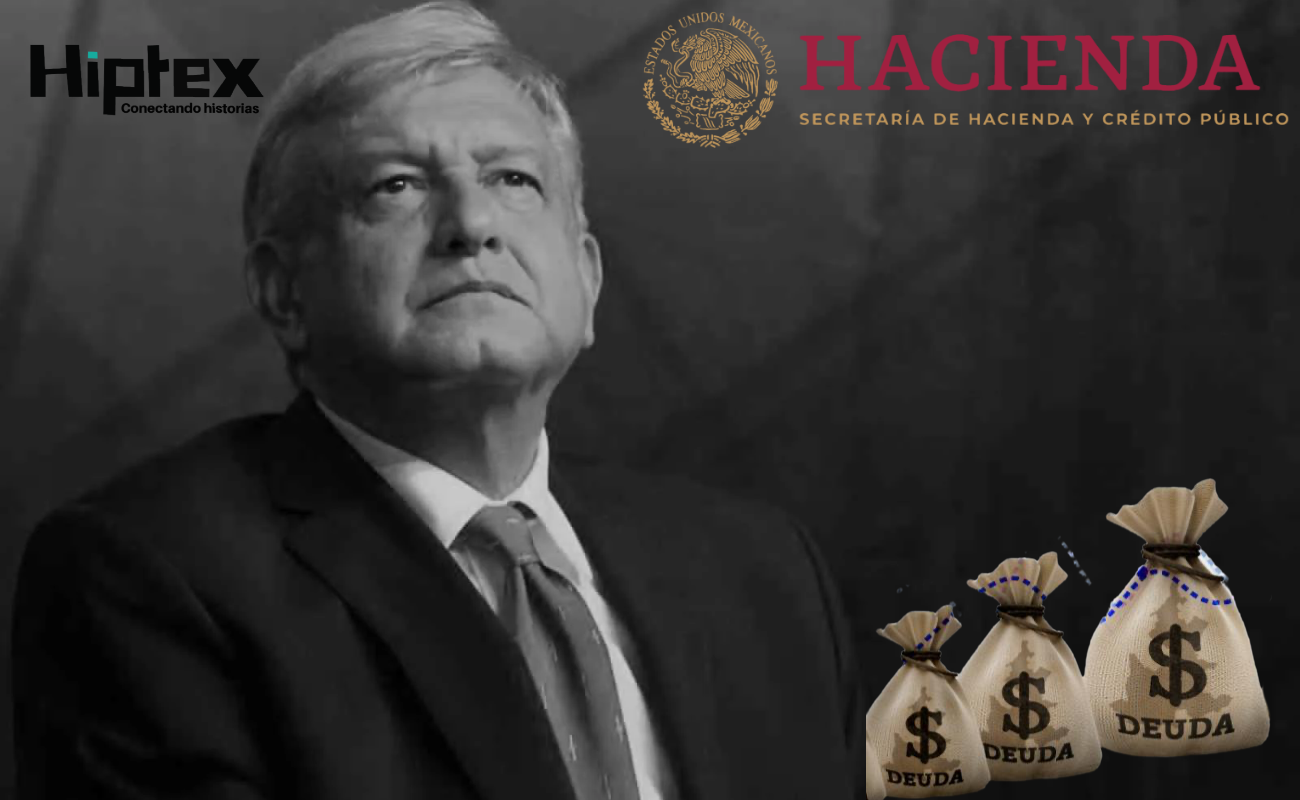 Deja López Obrador a México, con una deuda pública que subirá a 49.7% del PIB en 2024, nivel más alto en 4 años