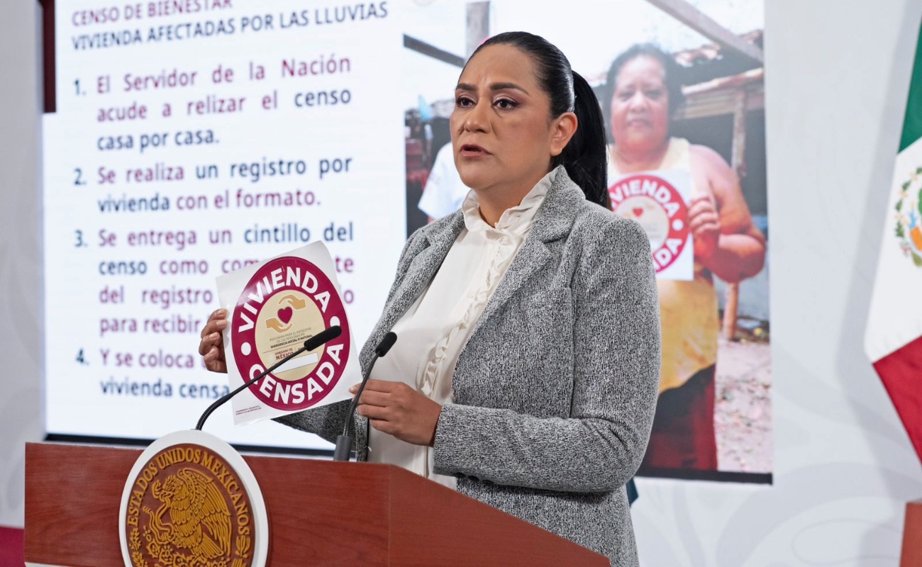 Bienestar inicia Censo casa por casa en zonas afectadas por las lluvias en Hidalgo, Puebla, San Luis Potosí, Veracruz y Querétaro