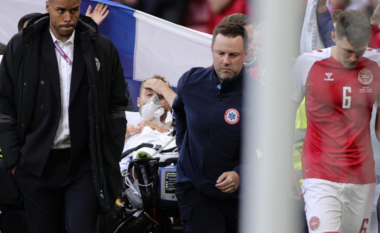 Christian Eriksen sufrió un paro cardiaco y tuvo que ser revivido