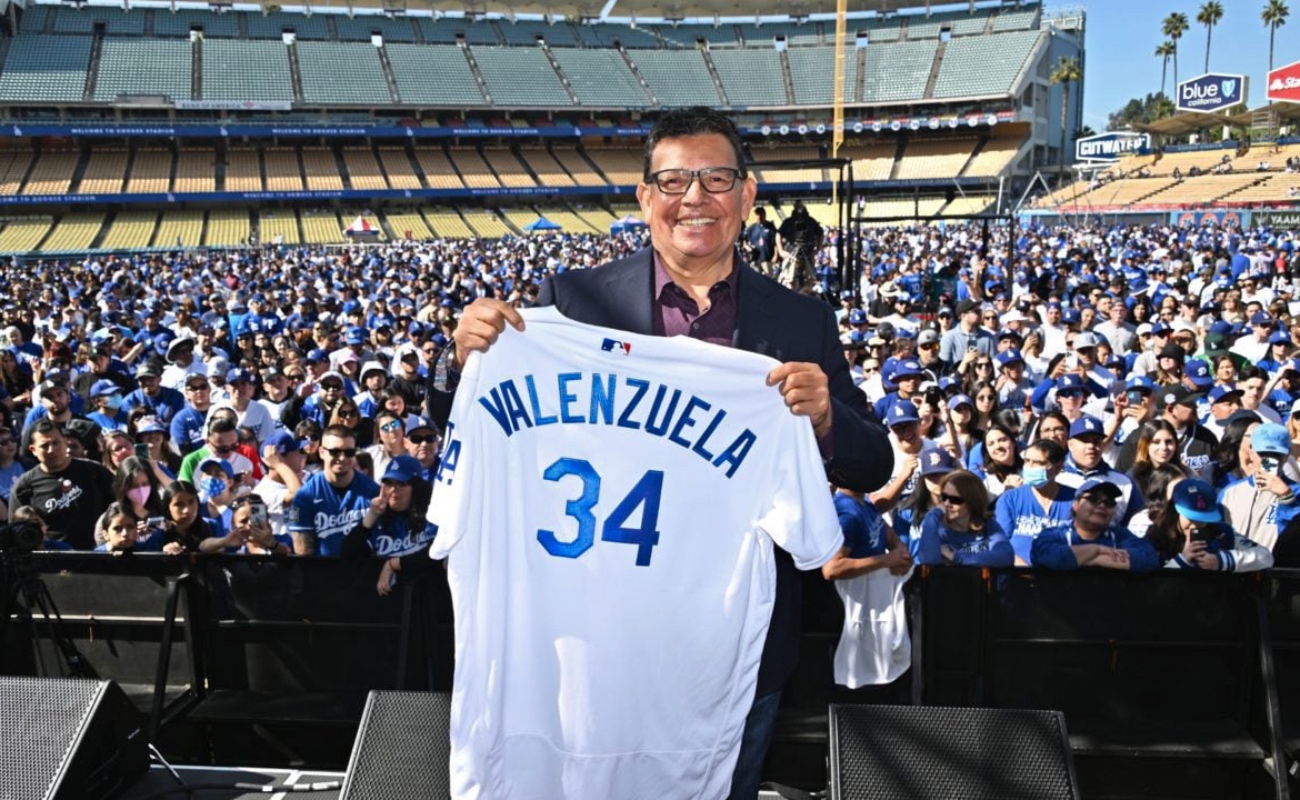 Retirará Dodgers número 34 de Fernando Valenzuela