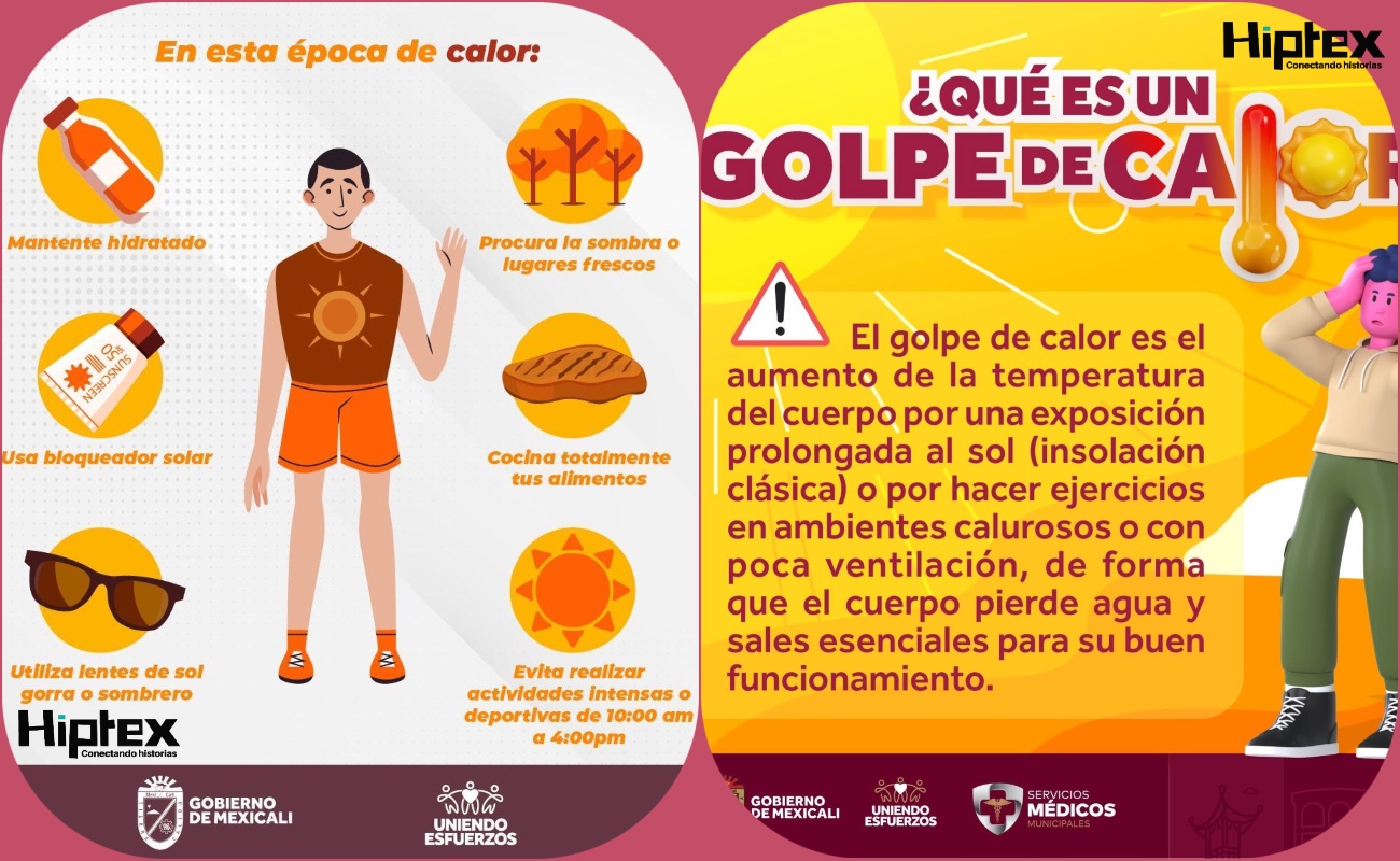 Llaman a prevenir el “golpe de calor” en Mexicali