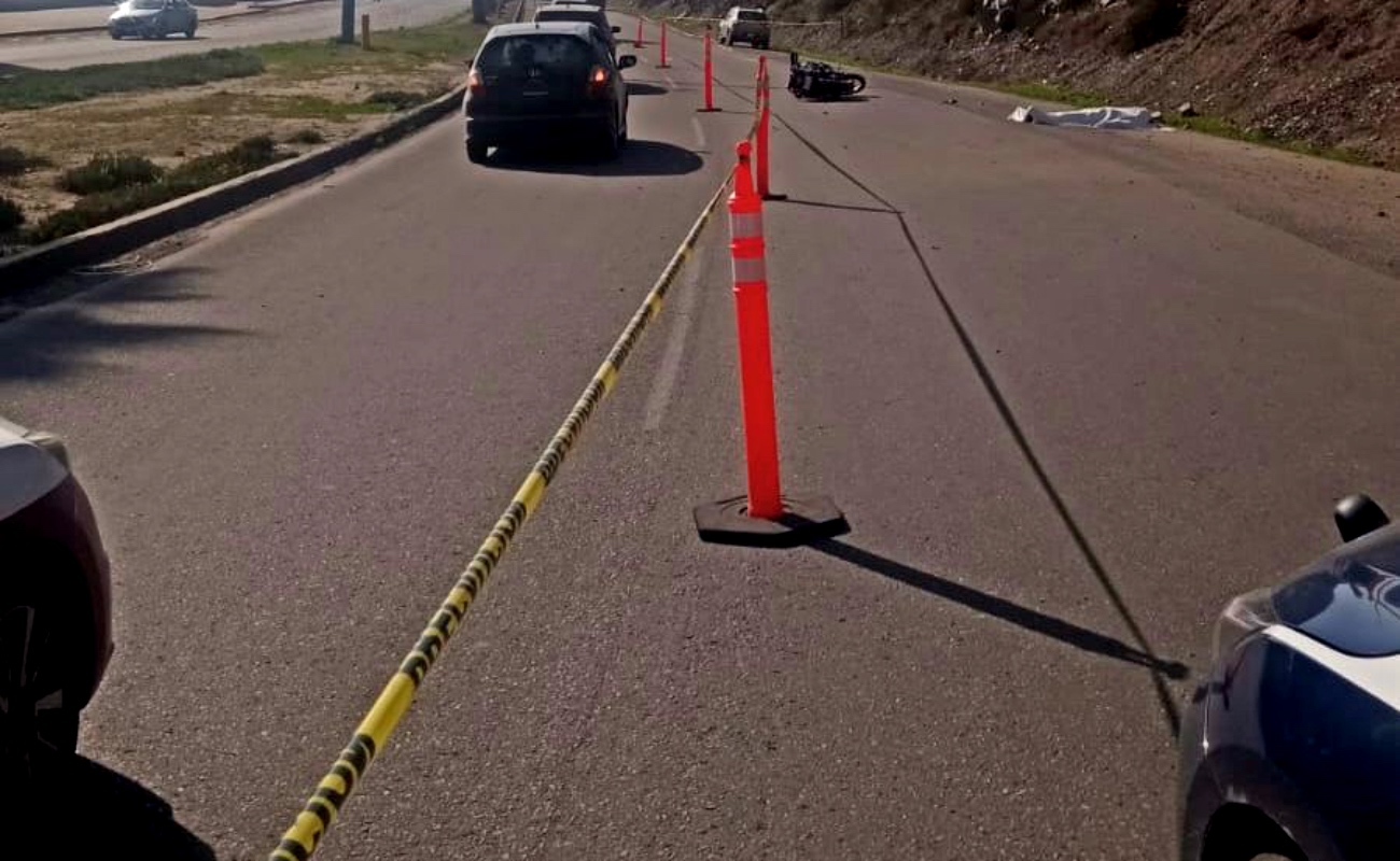 Muere motociclista al accidentarse en "El Mosquito"