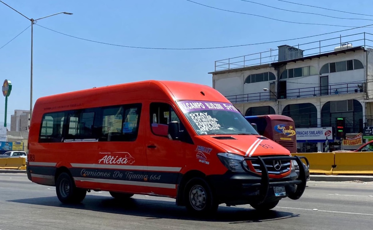 Rechaza IMOS aumento no autorizado a tarifa del transporte en Tijuana