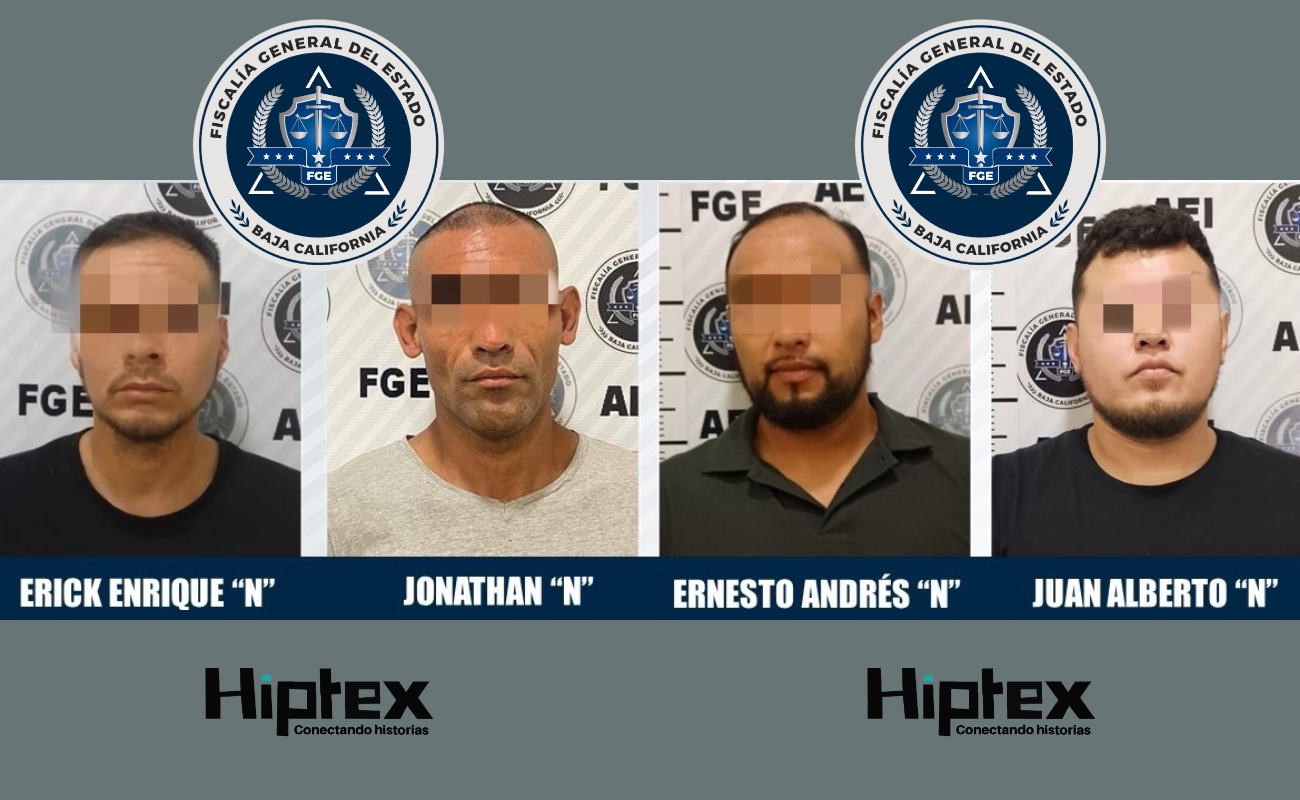 Capturan a cuatro prófugos de la justicia en Tijuana