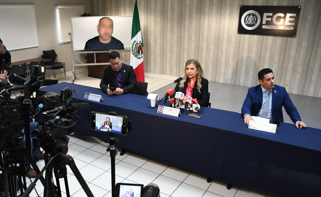 Captura Fiscalía de BC a presunto multihomicida de Mexicali