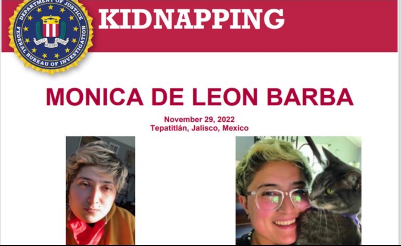 Ofrece FBI  recompensa por estadounidense de origen latino secuestrada en México en 2022