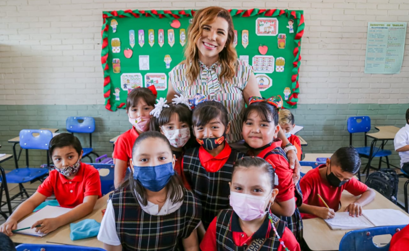 Atiende Marina del Pilar rezago de aires acondicionados en escuelas de educación básica