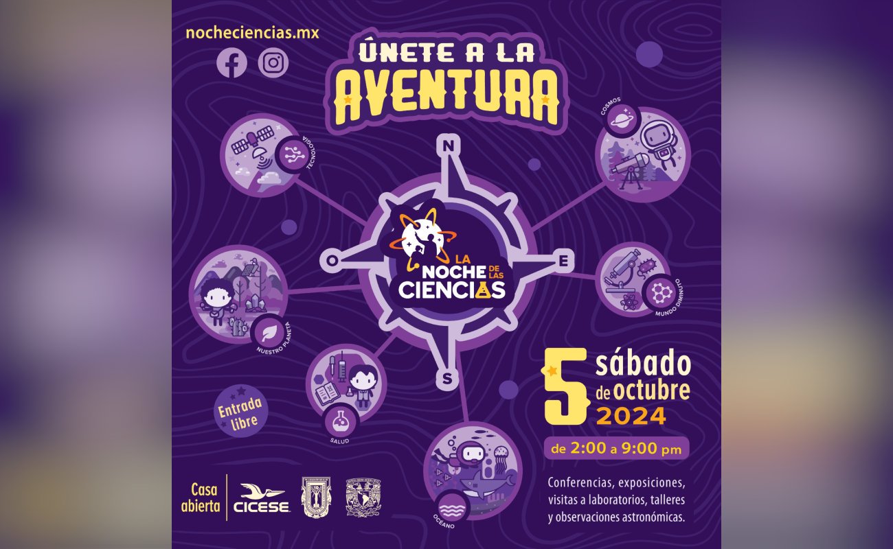 ¡Únete a la aventura! en La Noche de las Ciencias 2024