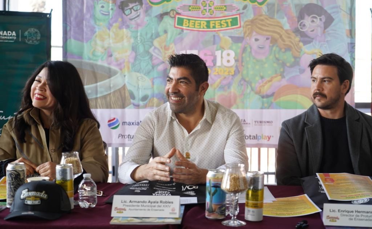 Invita alcalde Armando Ayala al Ensenada Beer Fest 2023; con más de 10 mil asistentes y 10 países
