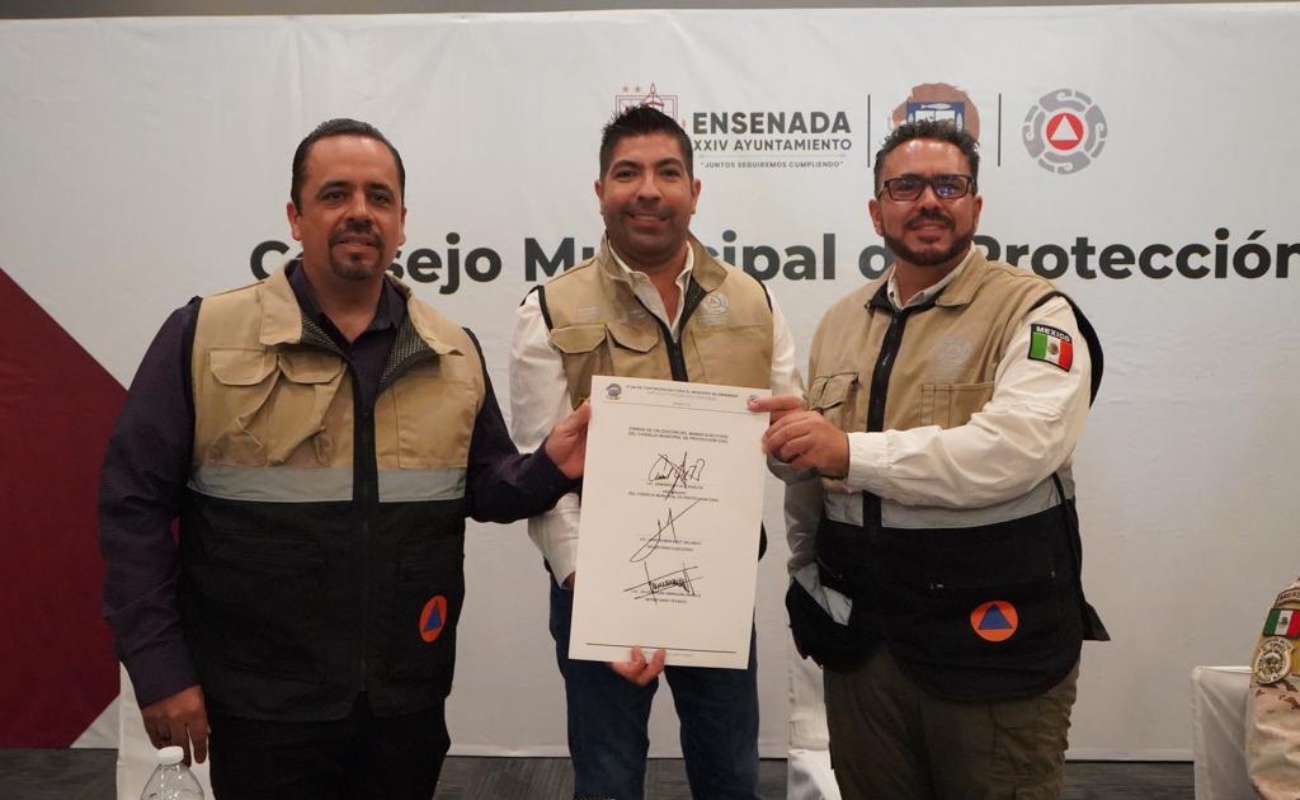 Ejecutará Gobierno Municipal Plan de Contingencia de Protección Civil para Ensenada