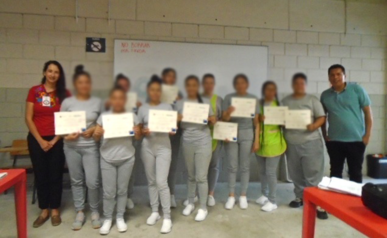 Concluyen taller de emprendimiento mujeres privadas de la libertad del Centro Penitenciario de Tijuana