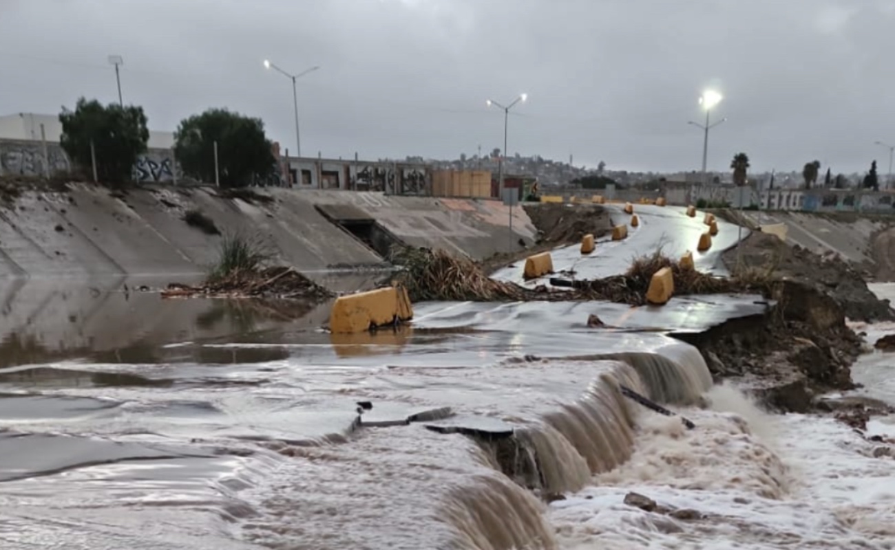 Atenderán pluvial colapsado en Bulevar Gato Bronco