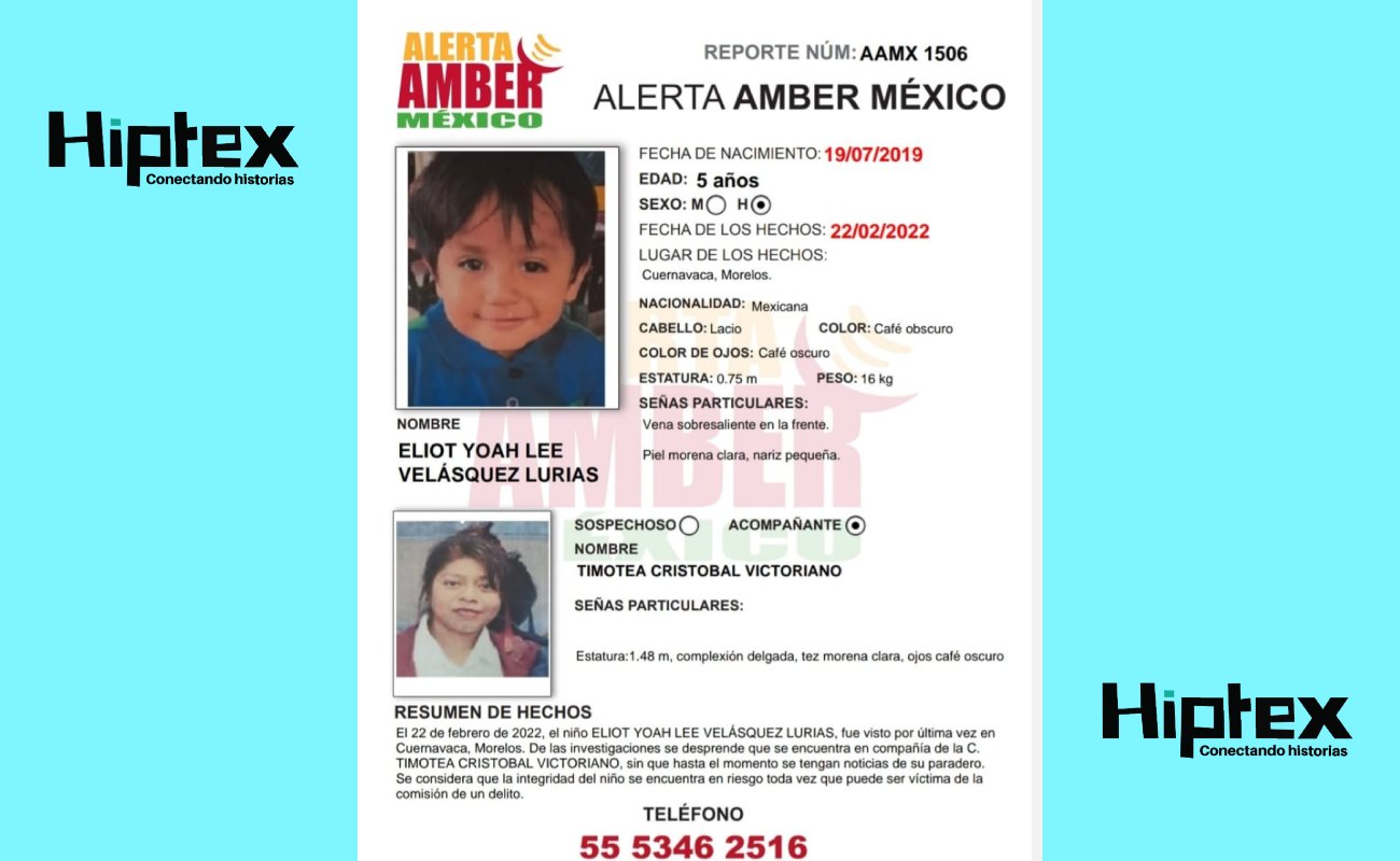 Emiten Alerta Amber para menor morelense; lleva más de dos años sin ser localizado