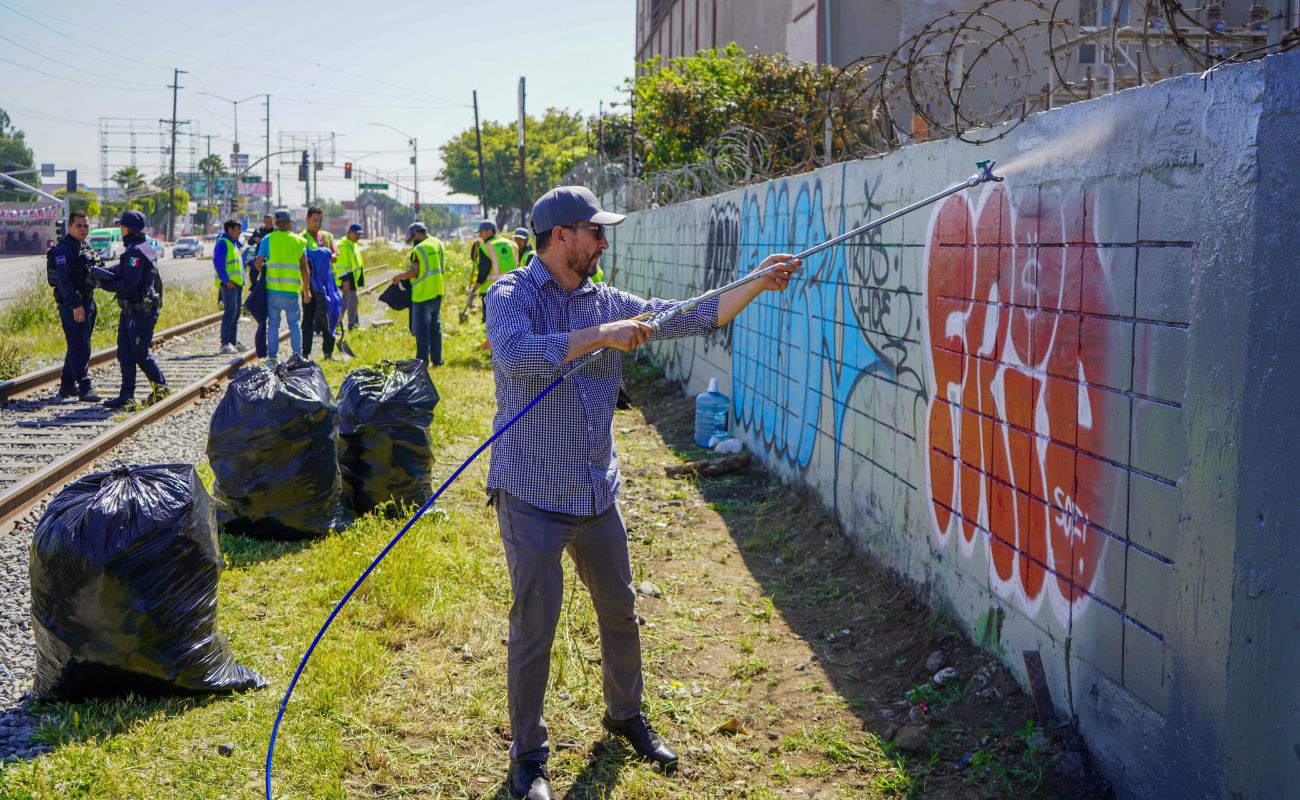 Realizan jornada de limpieza y recuperación de espacios en la colonia Del Prado