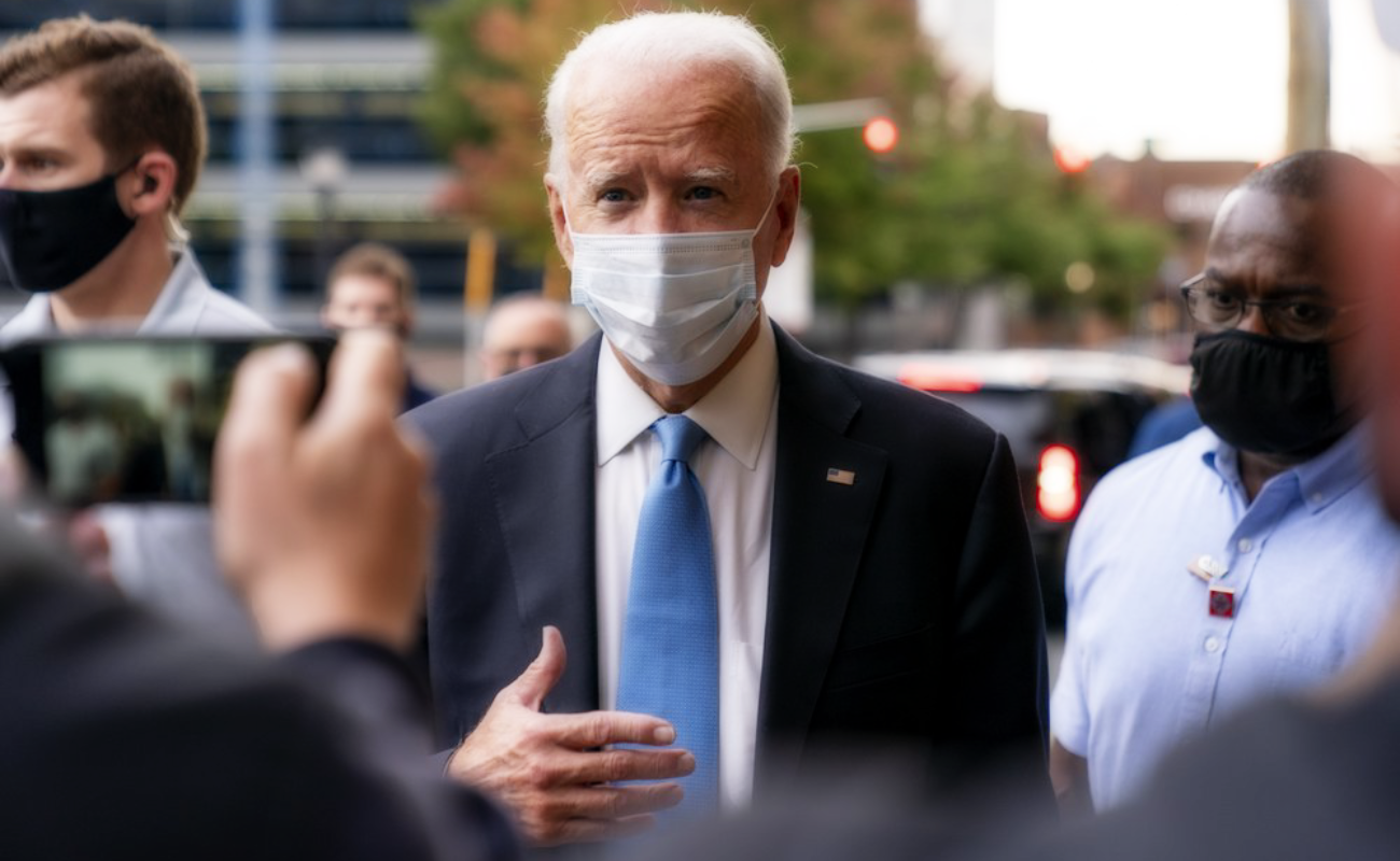 Joe Biden da negativo por coronavirus, Trump presenta síntomas leves