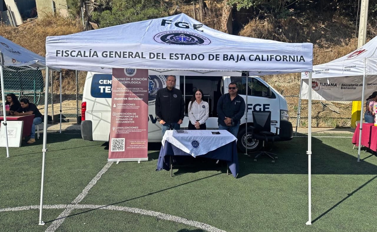 Acercan “Fiscal Enlace Contigo” a la delegación Playas de Tijuana