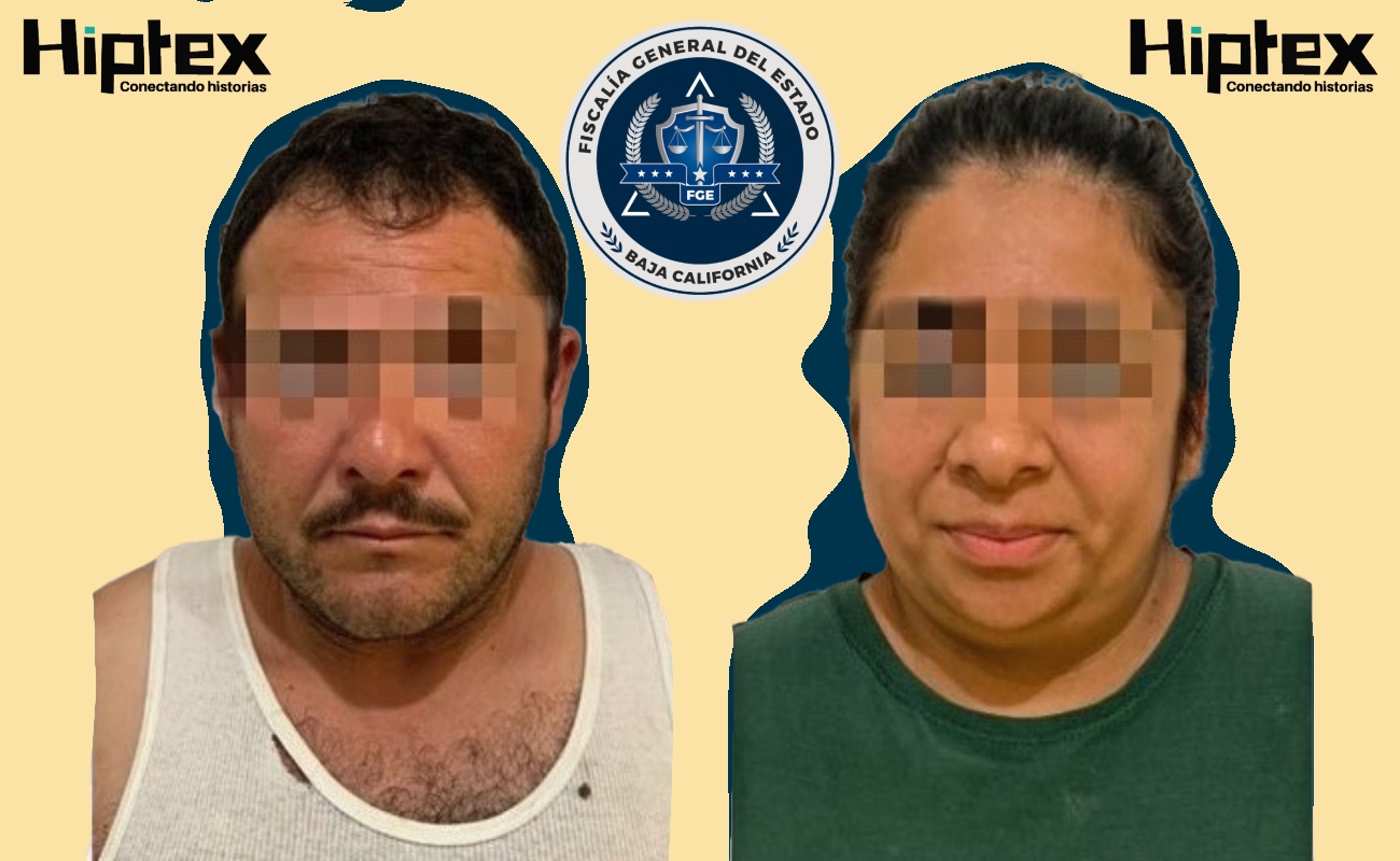 Arrestan a pareja tras cateo contra narcomenudeo en Rosarito