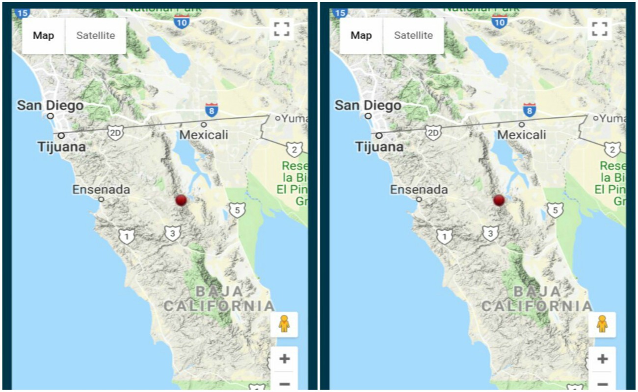 Se registra sismo con epicentro a 90 kilómetros de Ensenada