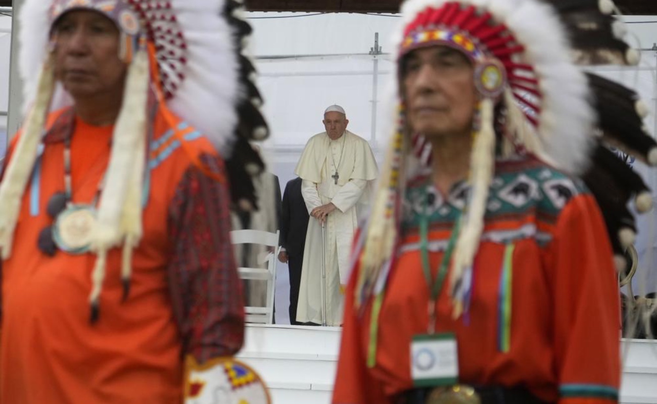 Pide Papa Francisco perdón a pueblos indígenas de Canadá