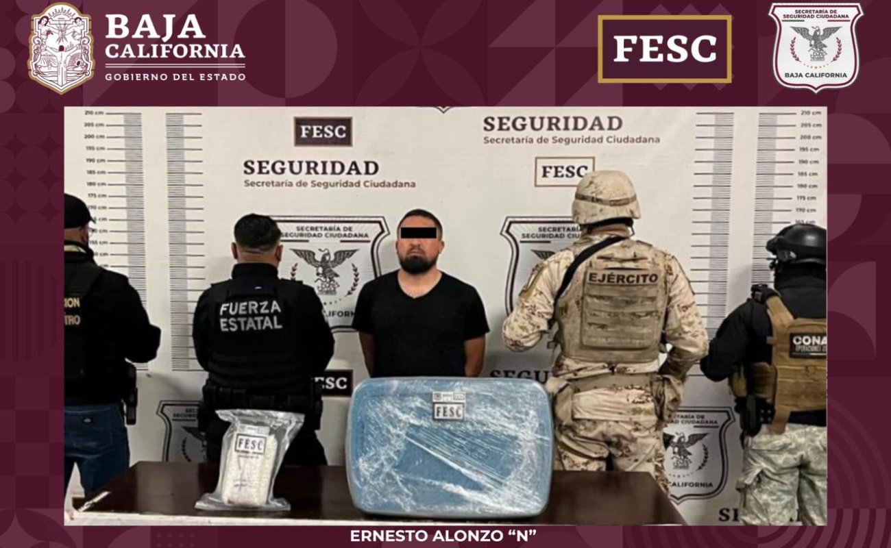 Captura FESC a “El Neto”, con pastillas de fentanilo y cocaína