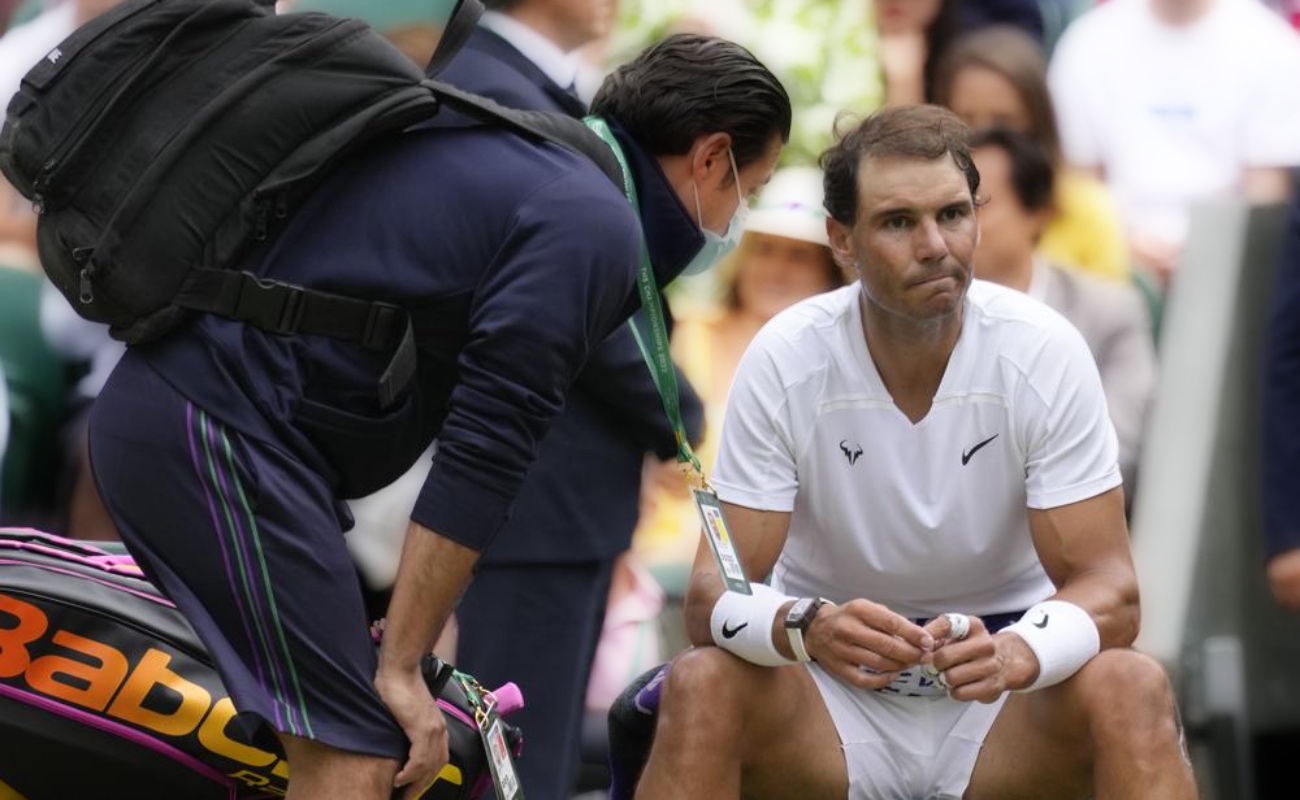 Rafael Nadal se retira de Wimbledon por lesión