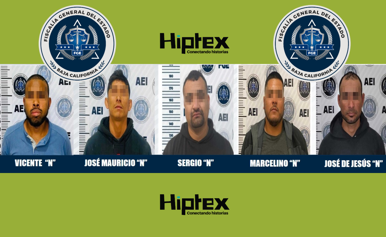 Detienen a cinco buscados por diversos delitos en Tijuana