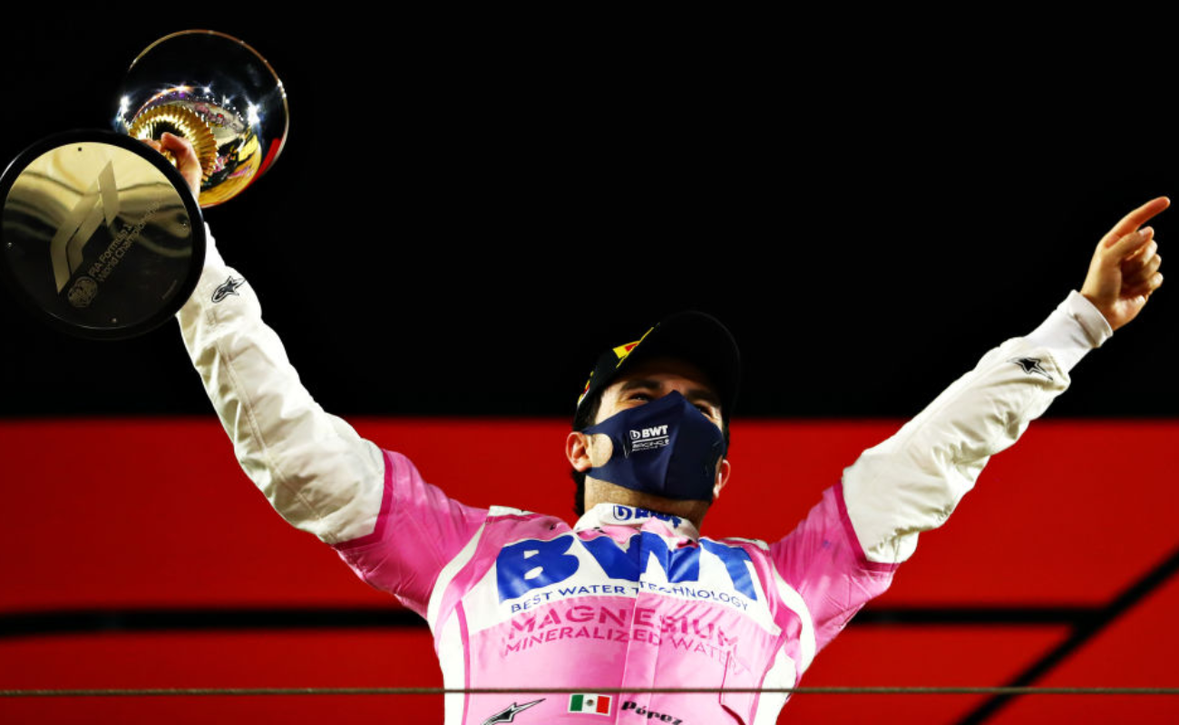Histórico triunfo de Sergio Pérez, gana el GP de Sakhir