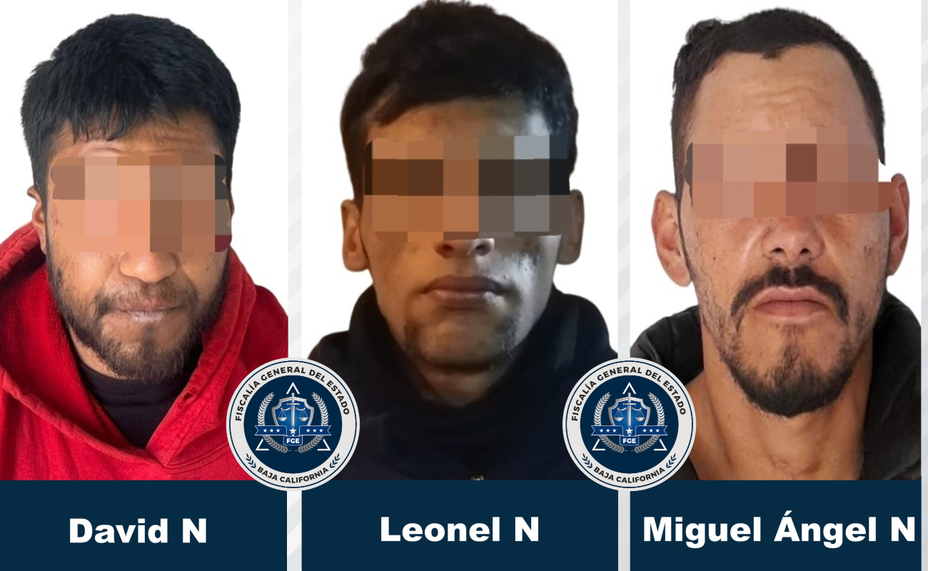 Vinculan a proceso a tres narcomenudistas en Ensenada